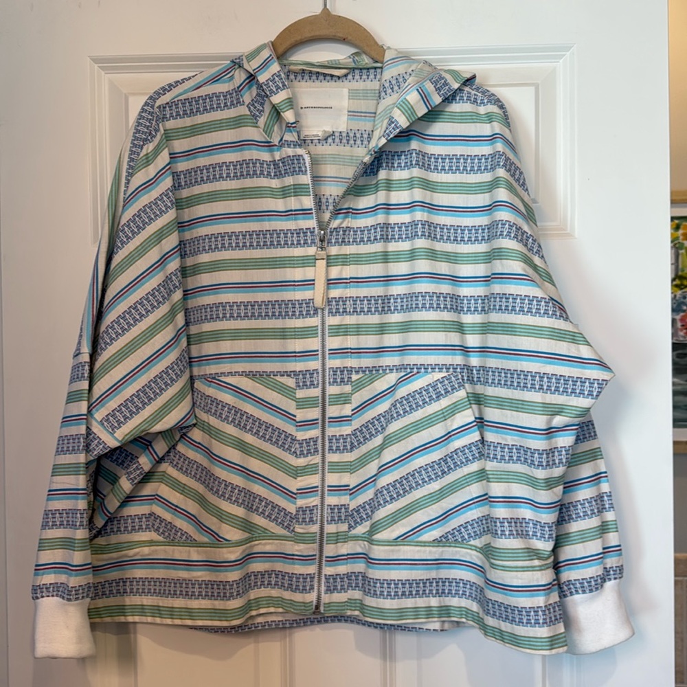 Anthropologie Full Zip Hoodie Jacket